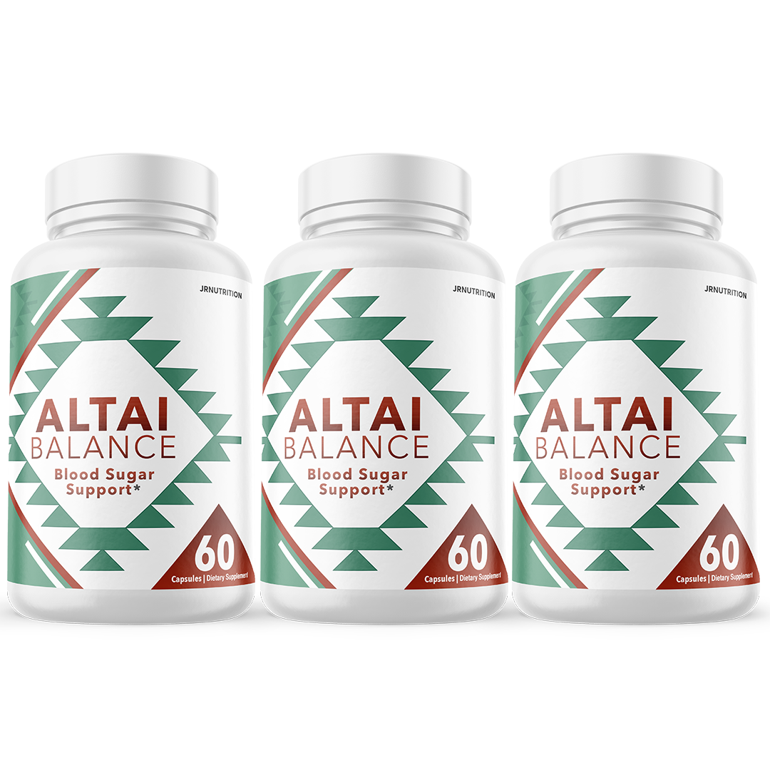 Altai Balance - Blood Sugar Support Dietary Supplement 60 Capsules (3 Pack)